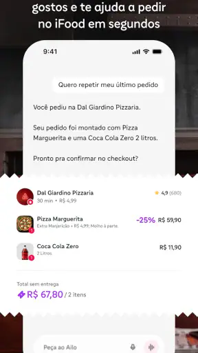 Ailo: IA delivery iFood screenshot 2