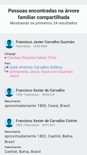 Árvore do FamilySearch screenshot 5