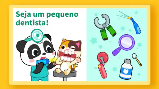 Bebê Panda: cuidado dental screenshot 10