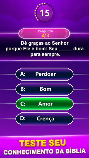 Bible Trivia -Jogos de palavra screenshot 2