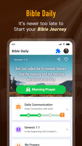 Bíblia Diária, Offline + Áudio screenshot 1
