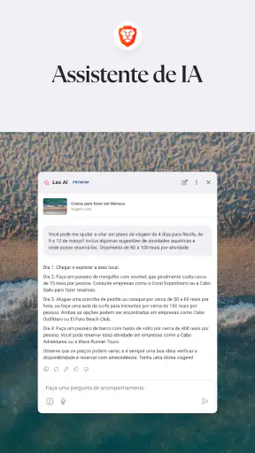 Brave Navegador e Pesquisa Web screenshot 11