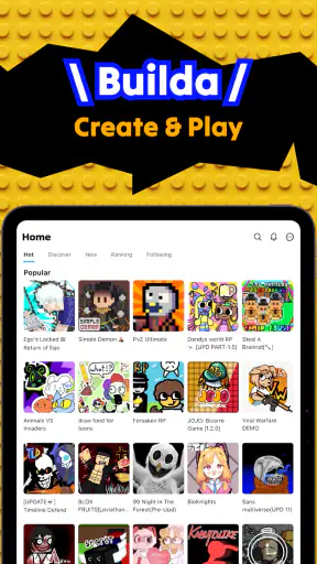 Builda Criar Jogo screenshot 9