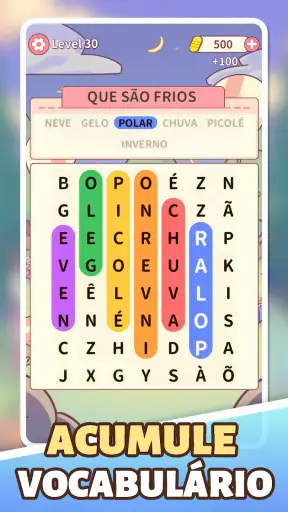 Caça Palavras: Gato Party screenshot 11