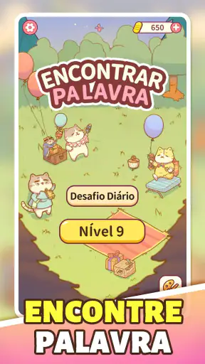 Caça Palavras: Gato Party screenshot 12
