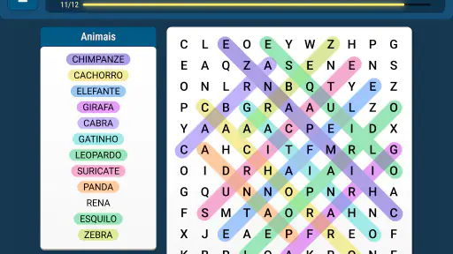 Caça-Palavras: Relaxante screenshot 8