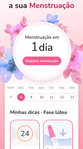 Calendário Menstrual - Período screenshot 2