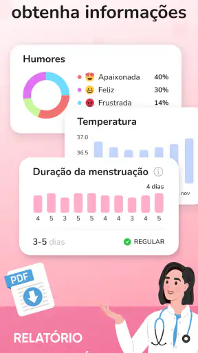 Calendário Menstrual - Período screenshot 5