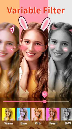 Câmera de beleza-Selfie,Editor screenshot 5