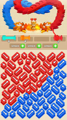 Caos de Lãs - Wool Sort Games screenshot 1