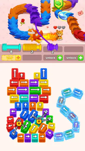 Caos de Lãs - Wool Sort Games screenshot 3