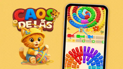 Caos de Lãs - Wool Sort Games screenshot 8
