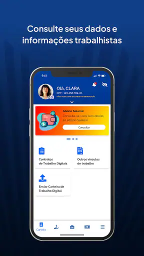 Carteira de Trabalho Digital screenshot 2