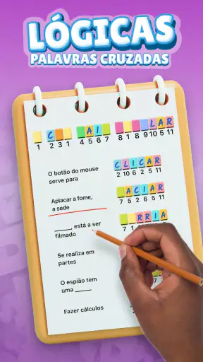 Crostic－Caça Palavras Cruzadas screenshot 1