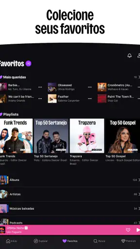 Deezer: Ouvir Música e Podcast screenshot 10