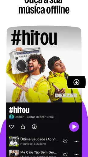 Deezer: Ouvir Música e Podcast screenshot 7