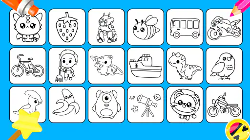 Desenhos para colorir meninos screenshot 8