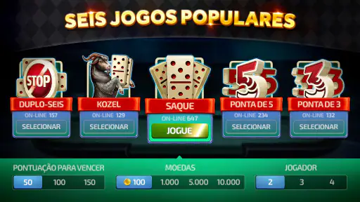 Dominó - Jogo clássico online screenshot 8