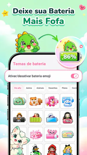 Emoji Battery: Status Bar Icon screenshot 1