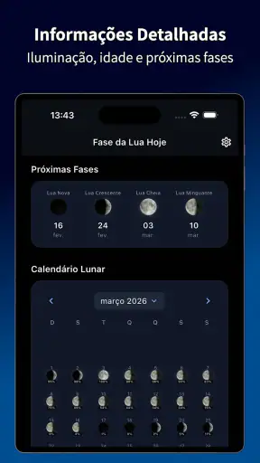 Fase da Lua Hoje screenshot 9