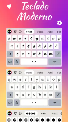 Fonts: Teclado com fontes screenshot 3