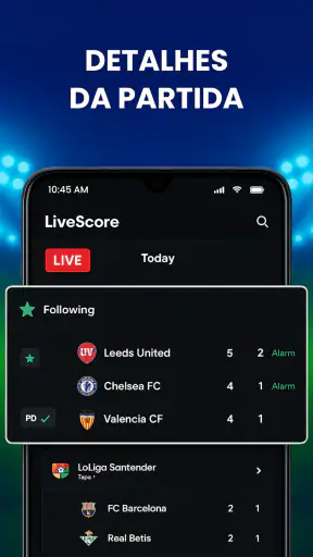 Futebol ao Vivo: Placar Pro screenshot 8