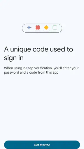 Google Authenticator screenshot 3
