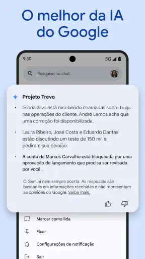 Google Chat screenshot 2