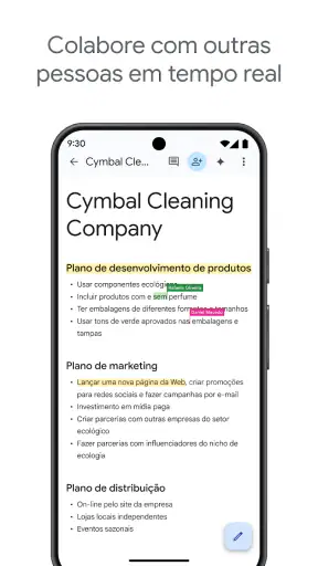 Google Docs screenshot 1