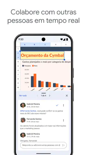 Google Planilhas screenshot 1