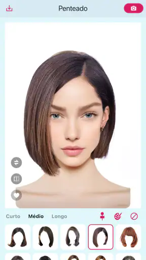 Hairstyle Try On - Penteado IA screenshot 2