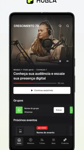 Hubla: acesse seus conteúdos screenshot 1