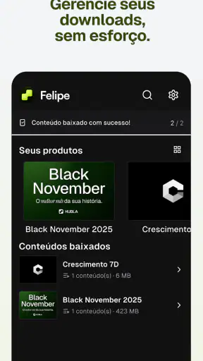 Hubla: acesse seus conteúdos screenshot 4