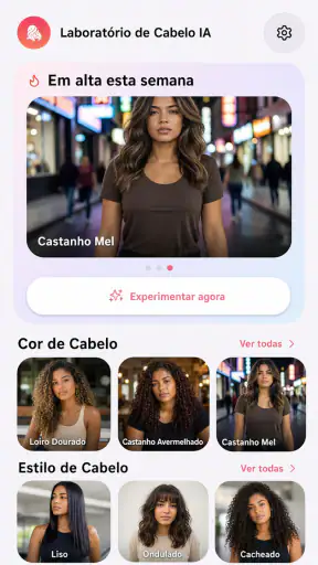 IA Cor de Cabelo e Penteados screenshot 5