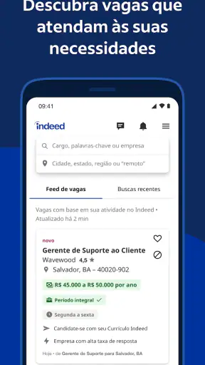 Indeed Pesquisa de Empregos screenshot 1