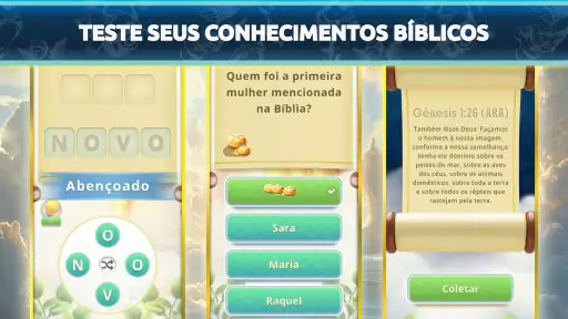 Quiz Bíblico: Jogo de Palavras screenshot 2