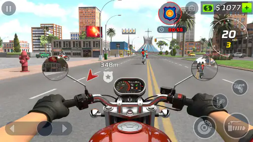 Jogo Moto Wheelie Grau 3D screenshot 6