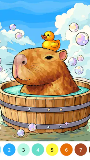 Jogo Pintar Pintar por Números screenshot 10