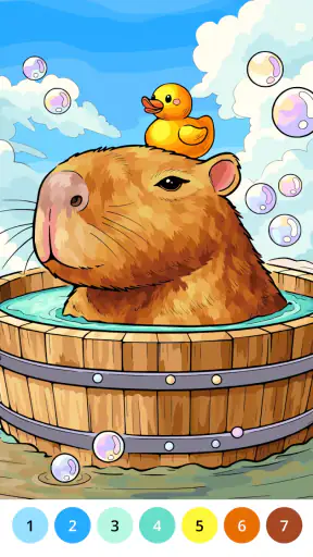 Jogo Pintar Pintar por Números screenshot 2