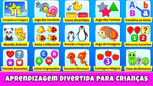 Jogos infantis: 3-7 anos screenshot 2