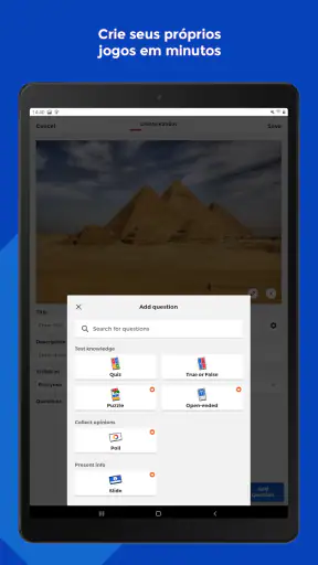 Kahoot! Jogar e criar quizzes screenshot 12