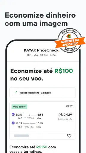KAYAK: Voos, Hotéis e Carros screenshot 8