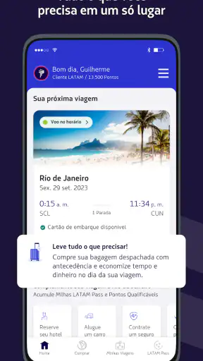 LATAM: Voos, Hotéis, Carros screenshot 1
