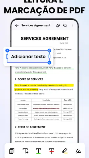 Leitor de PDF & Visualizador screenshot 3
