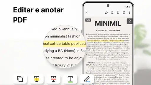 Leitor E Editor De PDF screenshot 2