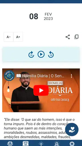 Liturgia Diária - Canção Nova screenshot 4
