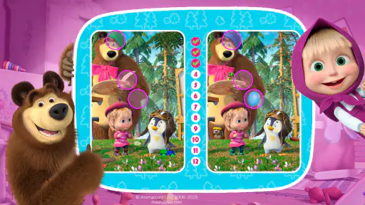 Masha e o Urso. Jogo Educativo screenshot 4