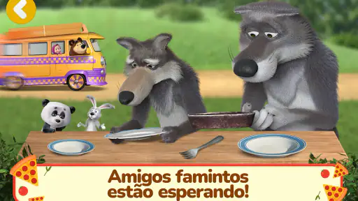 Masha e o Urso: Jogos de Pizza screenshot 11