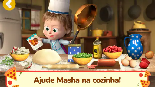 Masha e o Urso: Jogos de Pizza screenshot 7