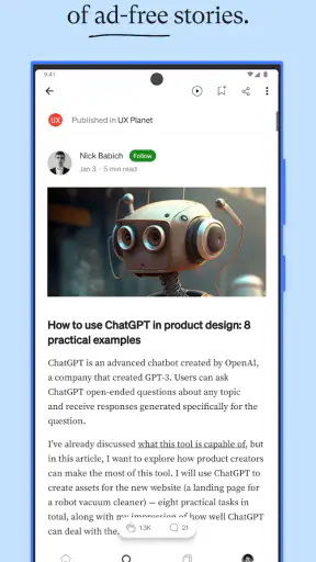 Medium: Read & Write Stories screenshot 1